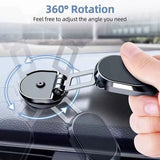 Magnetic dashboard phone holder 360 degree rotation demo
