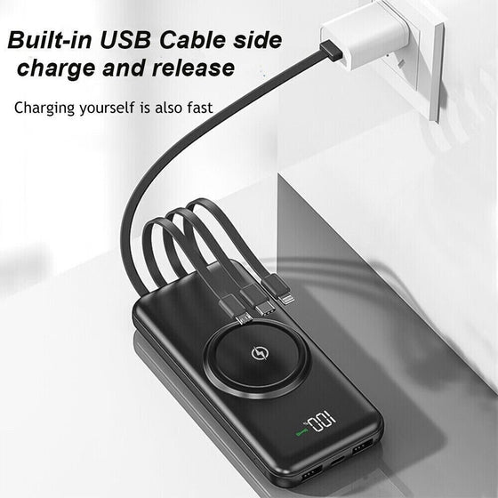 Power bank side profile view