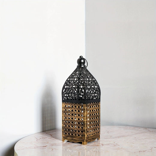 Moroccan Iron Hollow Candle Lantern