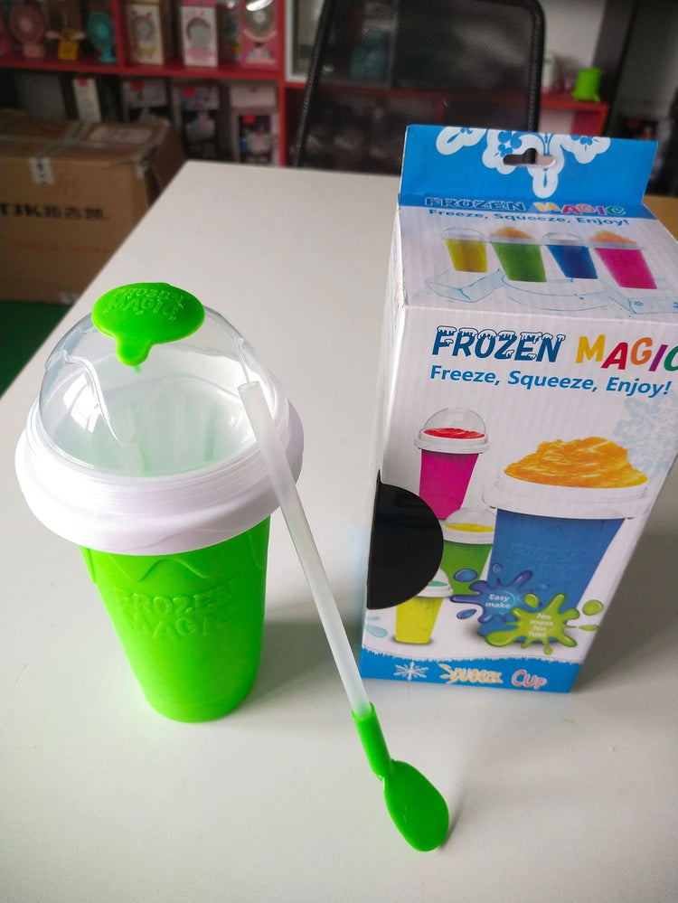 Instant Slushy Maker Cup — Pinch & Shake Quick-Freeze Cup - Image 3