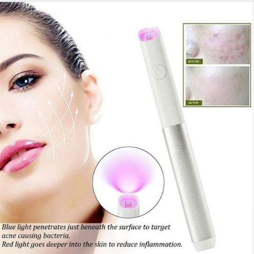 LED Red Blue Light Acne Treatment Pen
