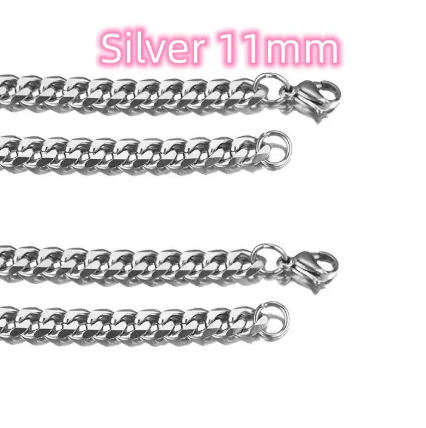 Titanium Steel Cuban Bracelet - Image 25