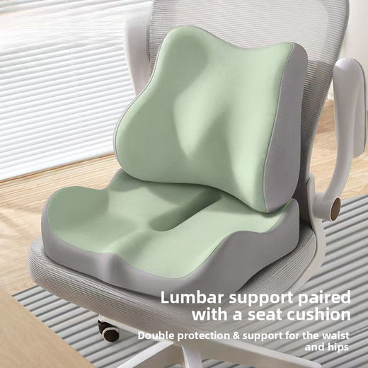 Ergonomic Memory Foam Lumbar Support Seat Cushion