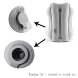 Inflatable Travel Pillow with Lumbar Support