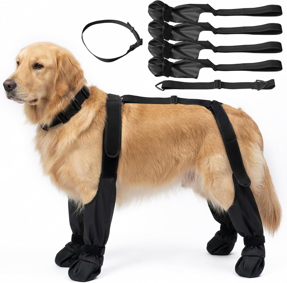 Adjustable Anti-Slip Dog Shoes
