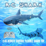 Remote Control Bionic Shark Toy with Spray Function