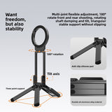 Portable Magnetic Carabiner Phone Holder Tripod