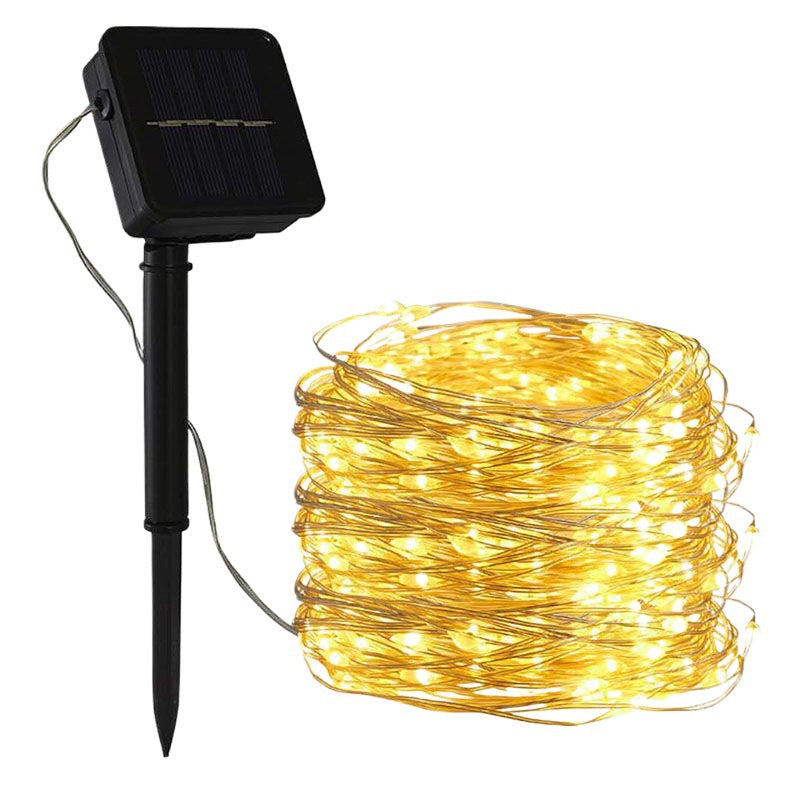 Solar LED Copper Wire String Lights