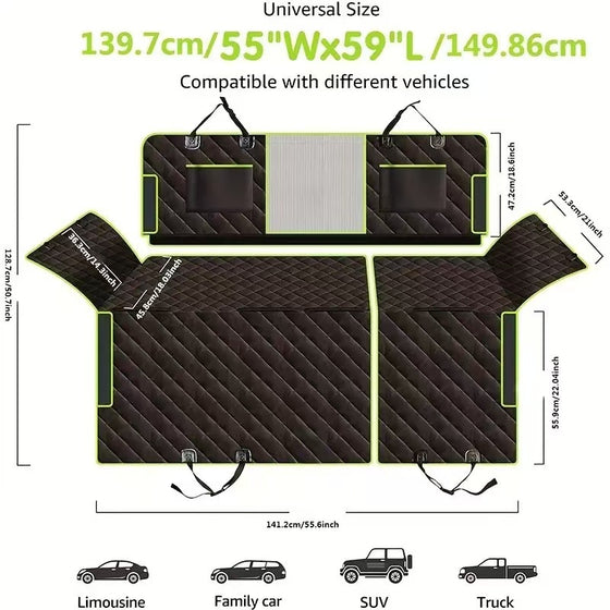 Pet car front and rear row multifunctional pet mat product image 5