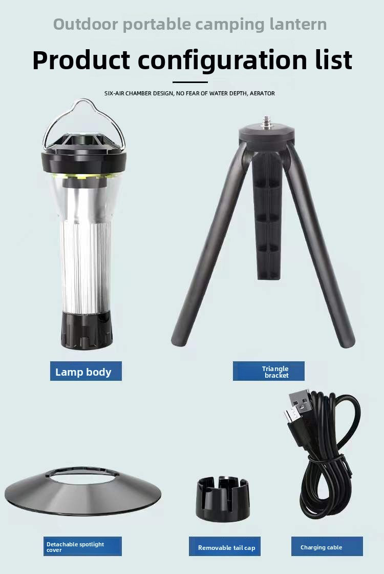Portable USB Rechargeable LED Camping Light