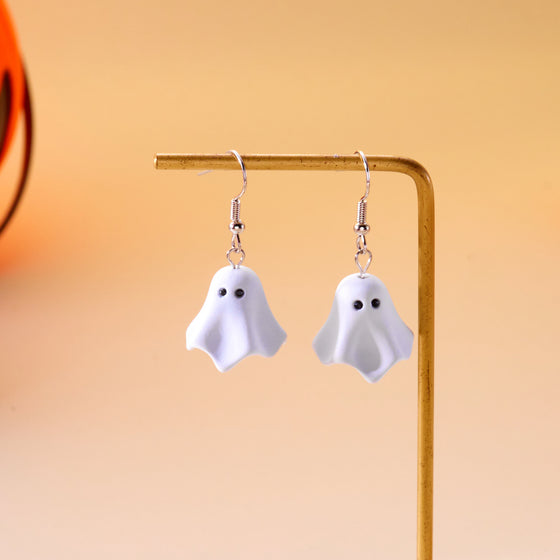 Halloween Ghost Necklace and Earring Set