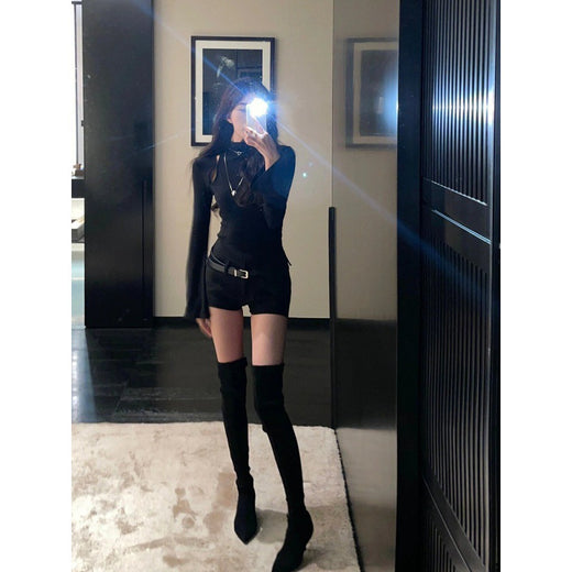 Over-The-Knee Suede High Heel Boots