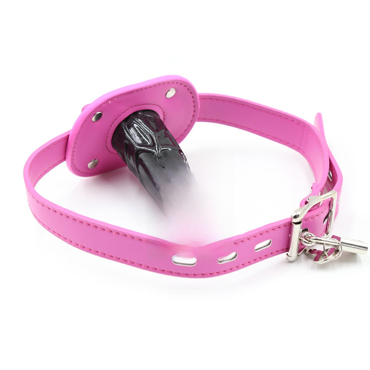 Adjustable PU Mouth Gag Bondage Toy