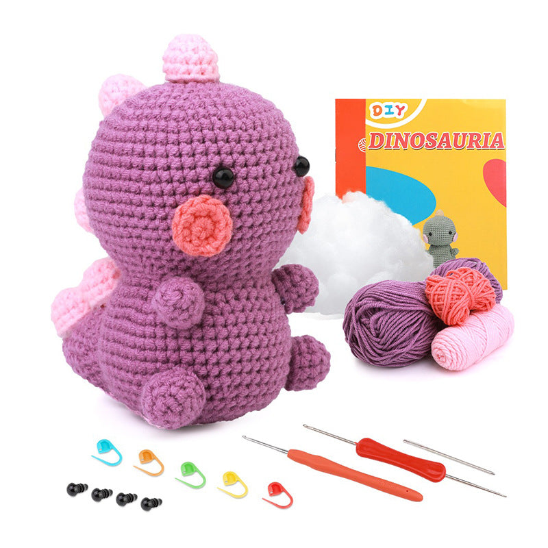Crochet Material Package Animal English Instruction Video Handmade Doll DIY