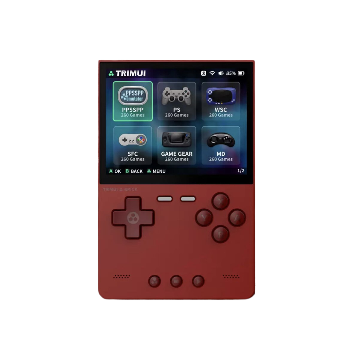Vertical Screen Handheld Game Console
