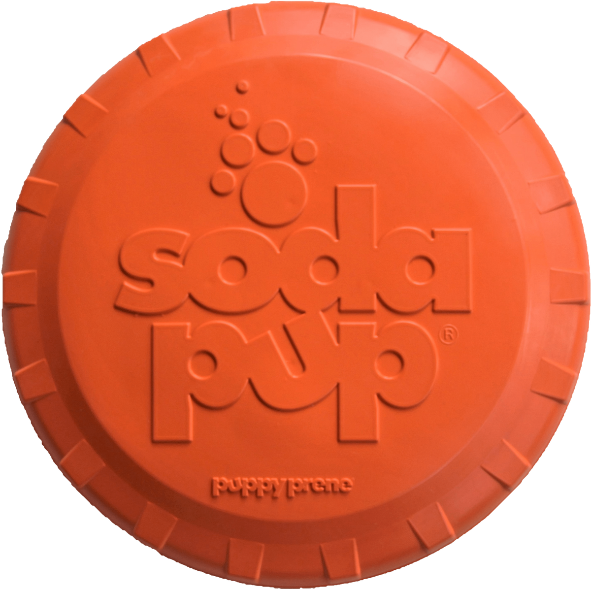 Bottle Top Flyer Durable Rubber Dog Frisbee