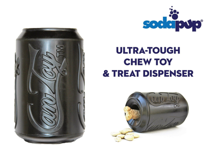 SodaPup Magnum Can Toy Rubber Chew Toy