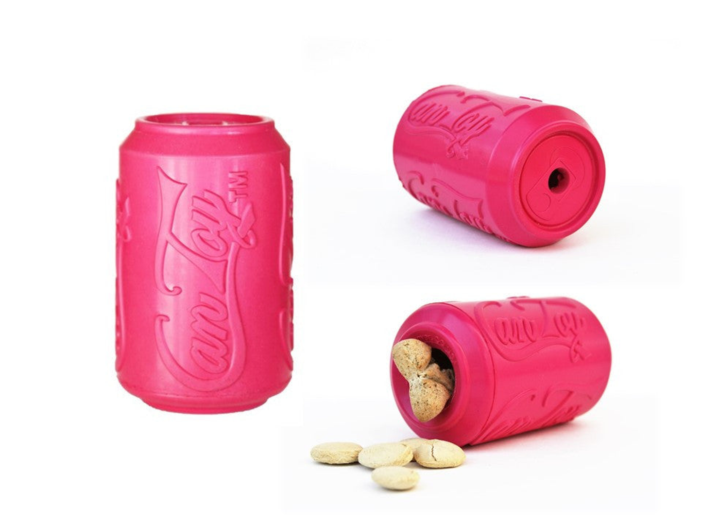 SodaPup Puppy Can Toy Chew Toy and Treat Dispenser