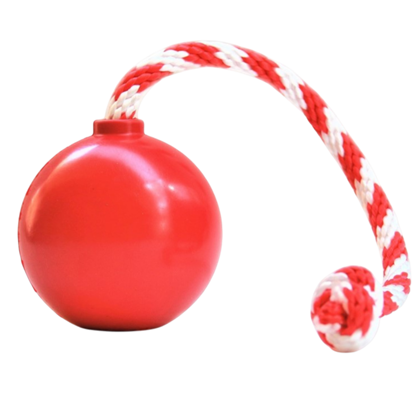 USA-K9 Cherry Bomb Rubber Dog Chew Toy & Treat Dispenser (Red)