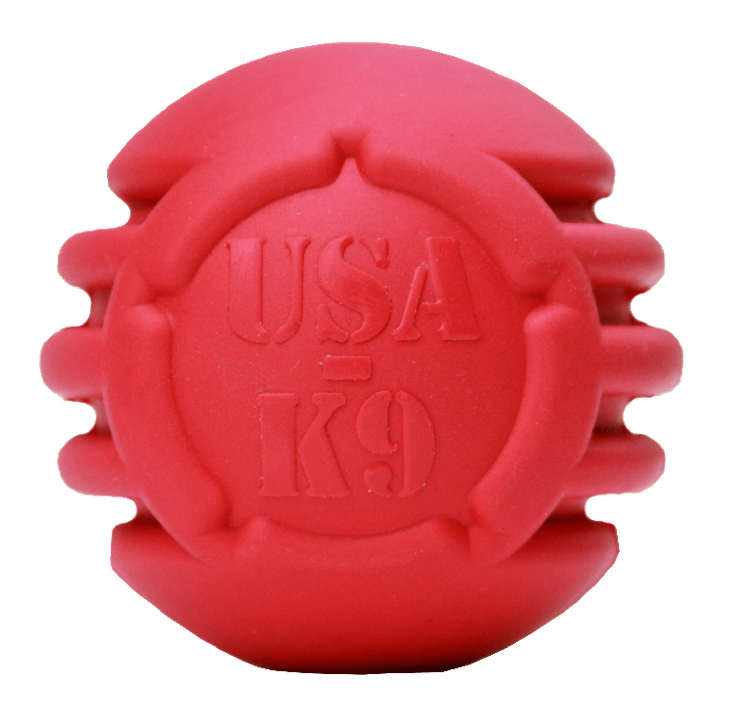 USA-K9 Stars and Stripes Ultra-Durable Rubber Dog Chew Ball