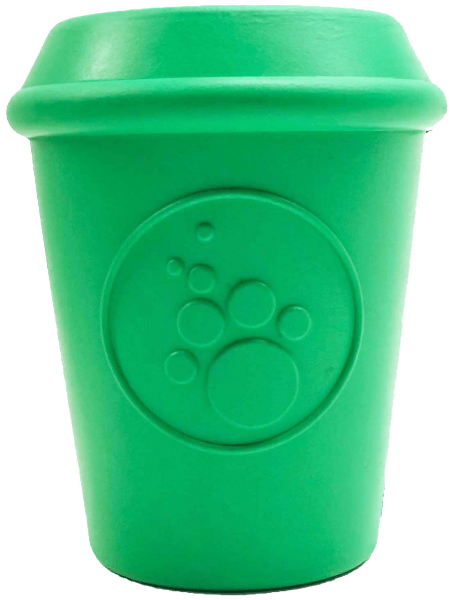 Coffee Cup Durable Rubber Dog Chew Toy & Treat Dispenser