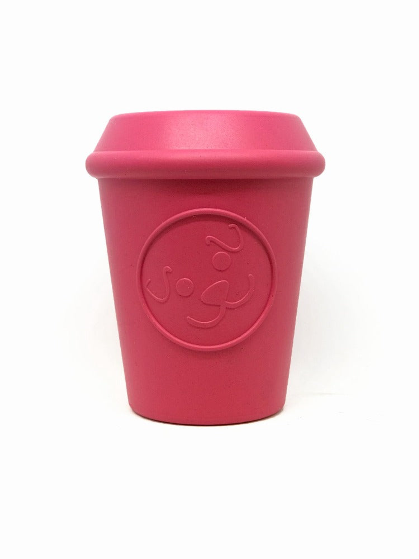 Coffee Cup Durable Rubber Dog Chew Toy & Treat Dispenser