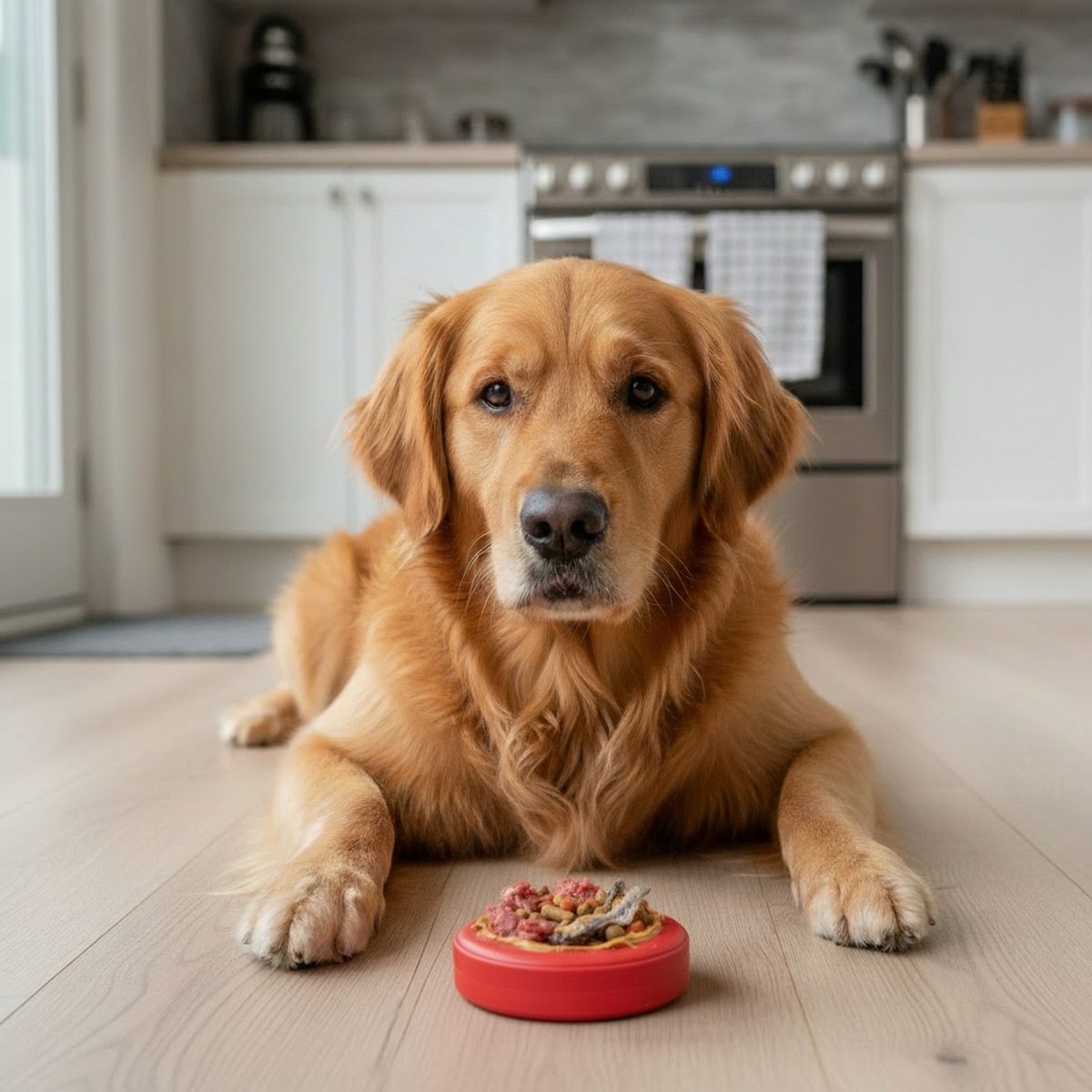 Life Ring Rubber Dog Chew Toy & Treat Dispenser