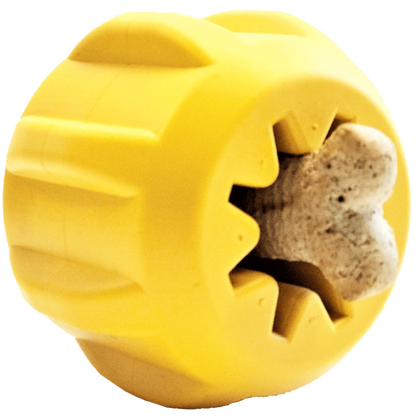 Gear eDispenser Durable Rubber Dog Chew & Treat Holder