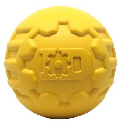 ID Ball Ultra-Durable Rubber Dog Chew & Retrieving Ball