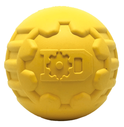 ID Ball Ultra-Durable Rubber Dog Chew & Retrieving Ball