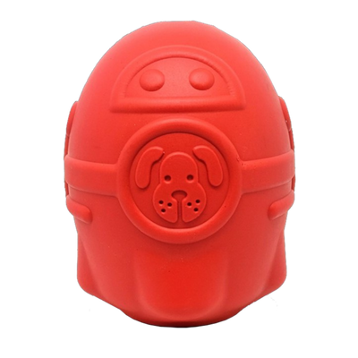 Rocketman Durable Rubber Dog Chew Toy & Treat Dispenser
