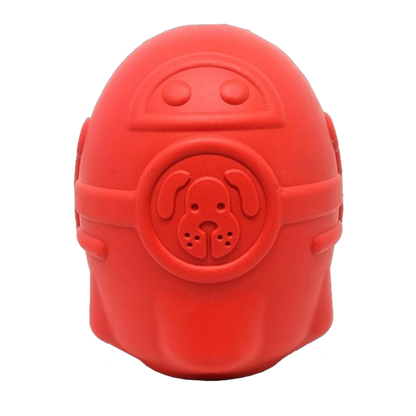 Rocketman Durable Rubber Dog Chew Toy & Treat Dispenser
