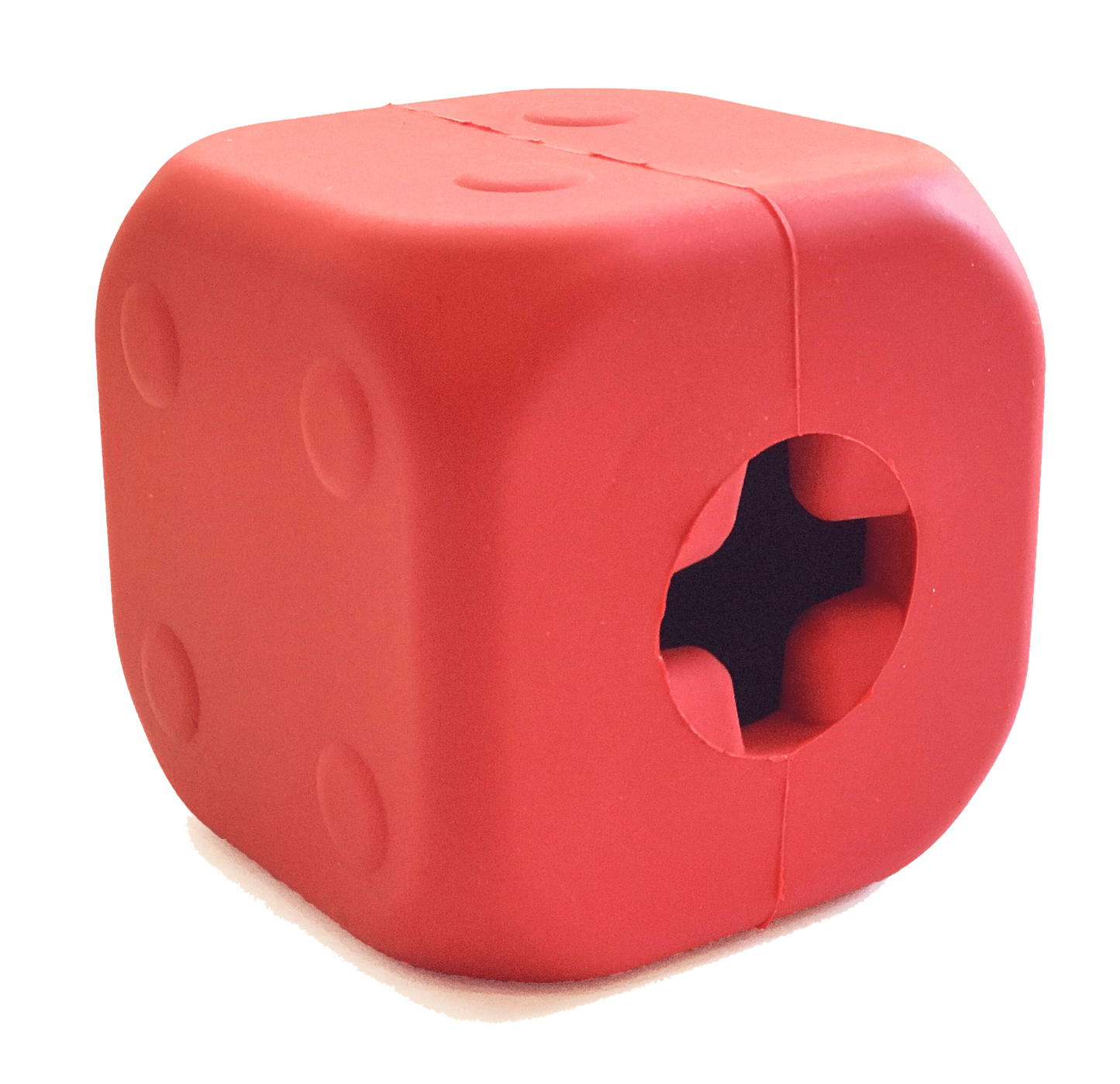 MKB Dice Durable Rubber Dog Chew Toy & Treat Dispenser