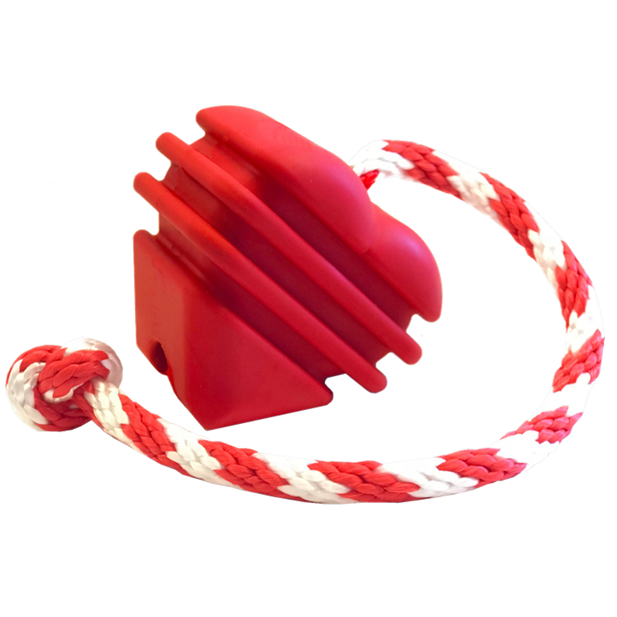 Heart on a String Durable Rubber Dog Tug & Reward Toy