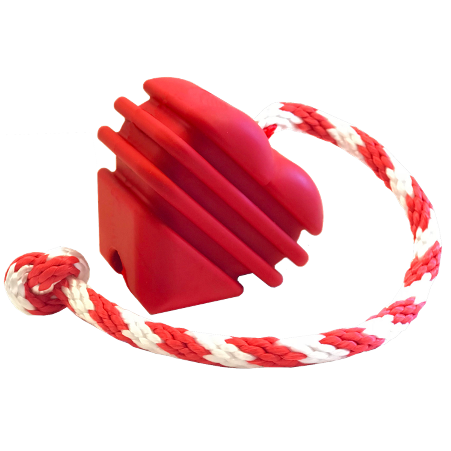 Heart on a String Durable Rubber Dog Tug & Reward Toy