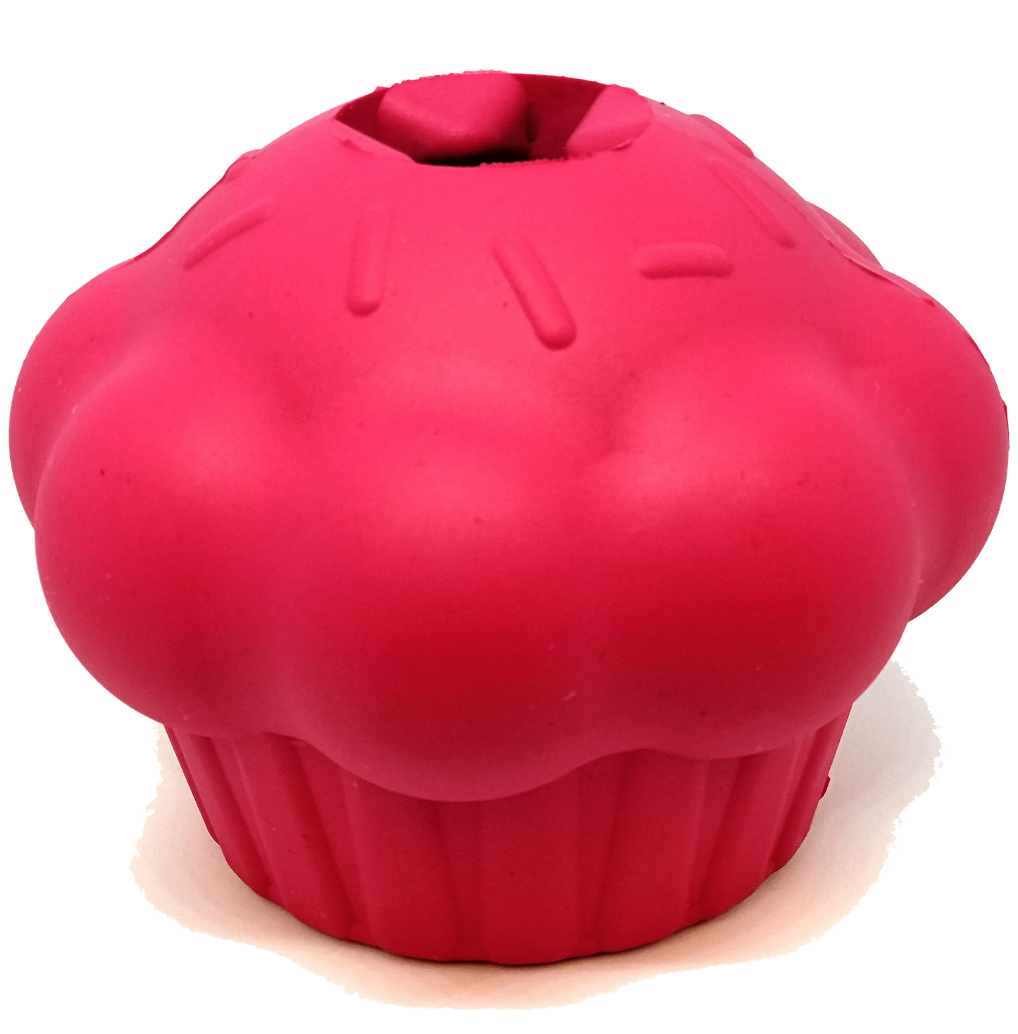Cupcake Durable Rubber Dog Chew Toy & Treat Dispenser