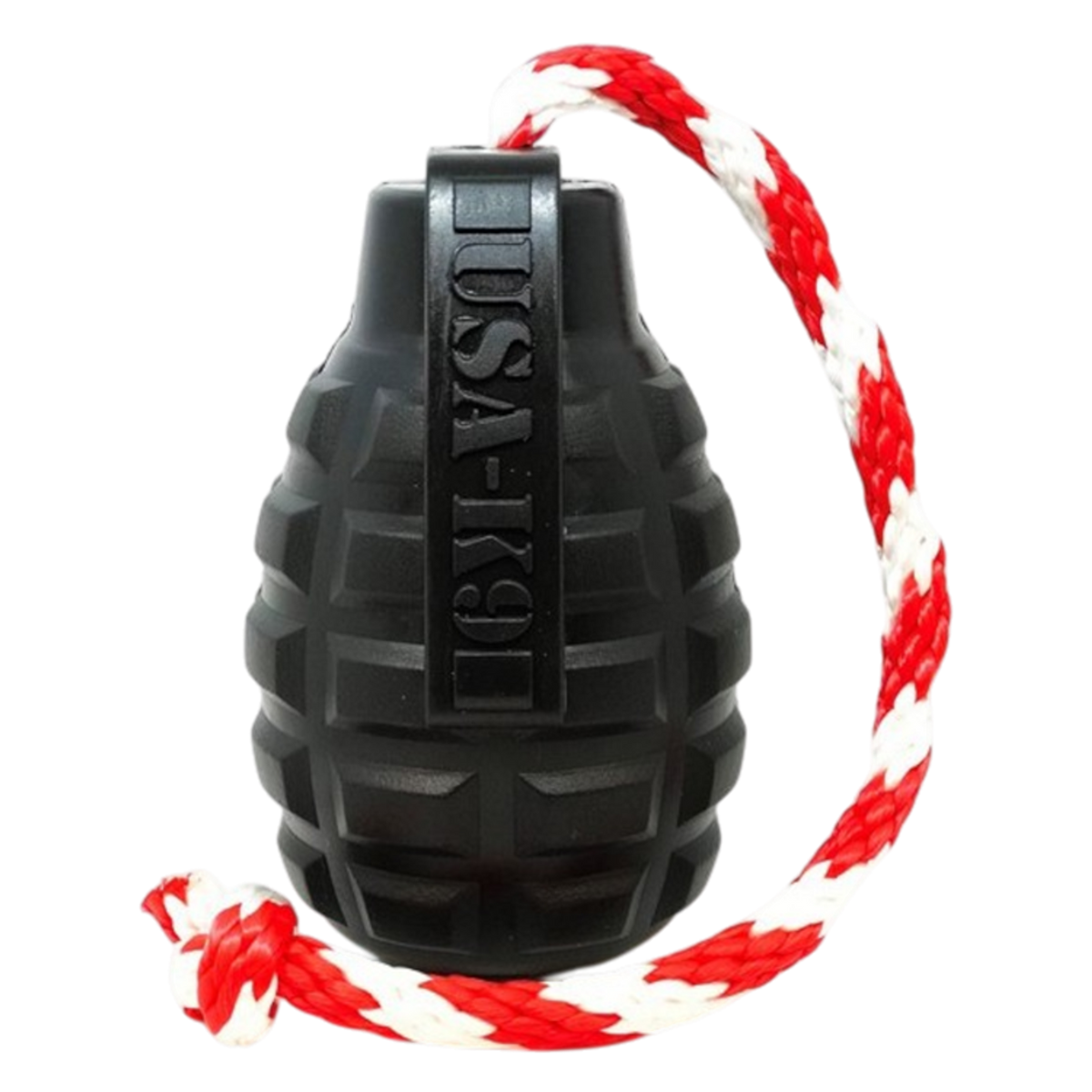 USA-K9 Magnum Grenade Rubber Chew Toy for Extreme Chewers