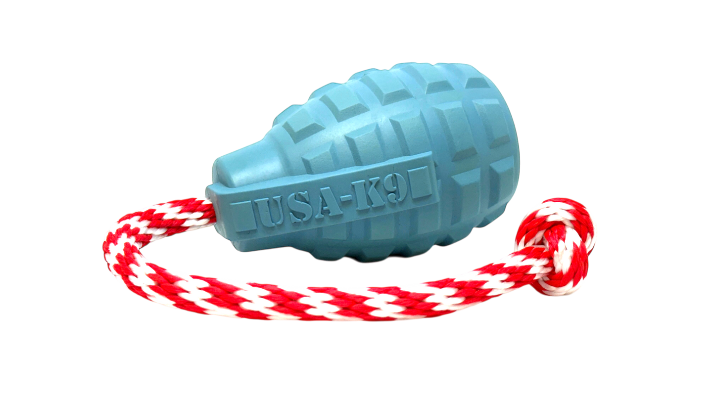 USA-K9 Grenade Multi-Purpose Rubber Dog Toy