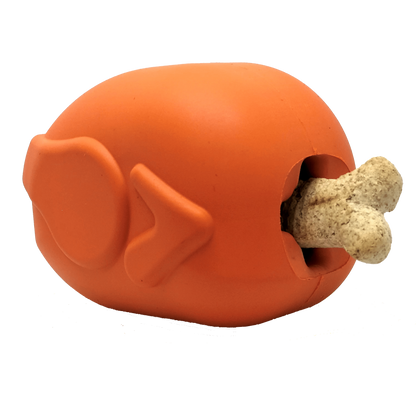 Roasted Turkey Dog Chew Toy & Treat Dispenser