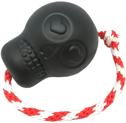 USA-K9 Magnum Skull Rubber Dog Chew Toy for Extreme Chewers