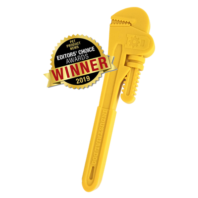 SodaPup Pipe Wrench Nylon Chew Toy for Aggressive Chewers