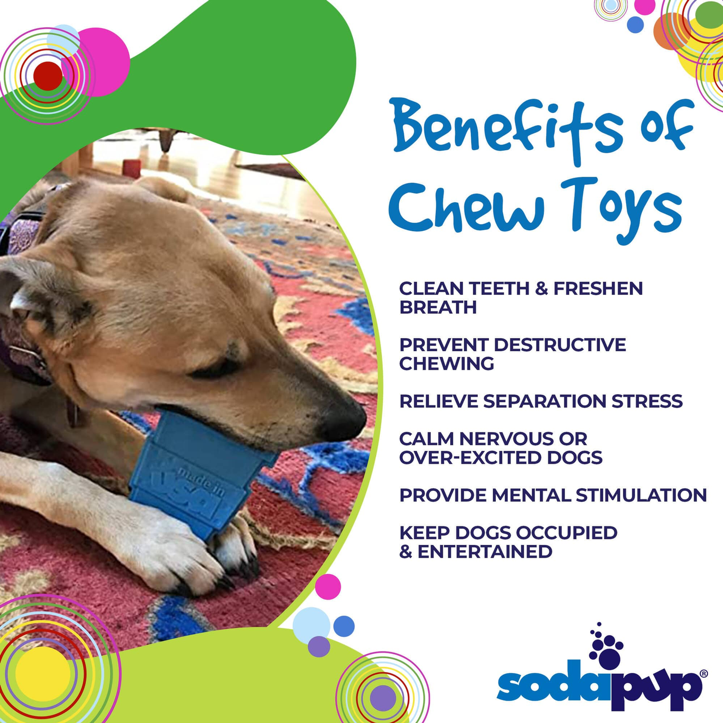 SodaPup Coffee Cup Nylon Dog Chew Toy for Aggressive Chewers