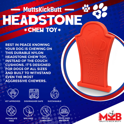 Headstone Nylon Dog Chew Toy for Aggressive Chewers