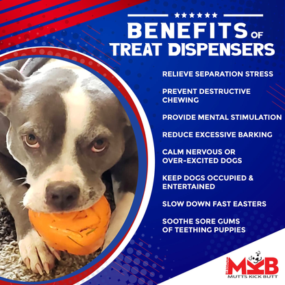MKB Roasted Turkey Durable Rubber Dog Chew Toy & Treat Dispenser