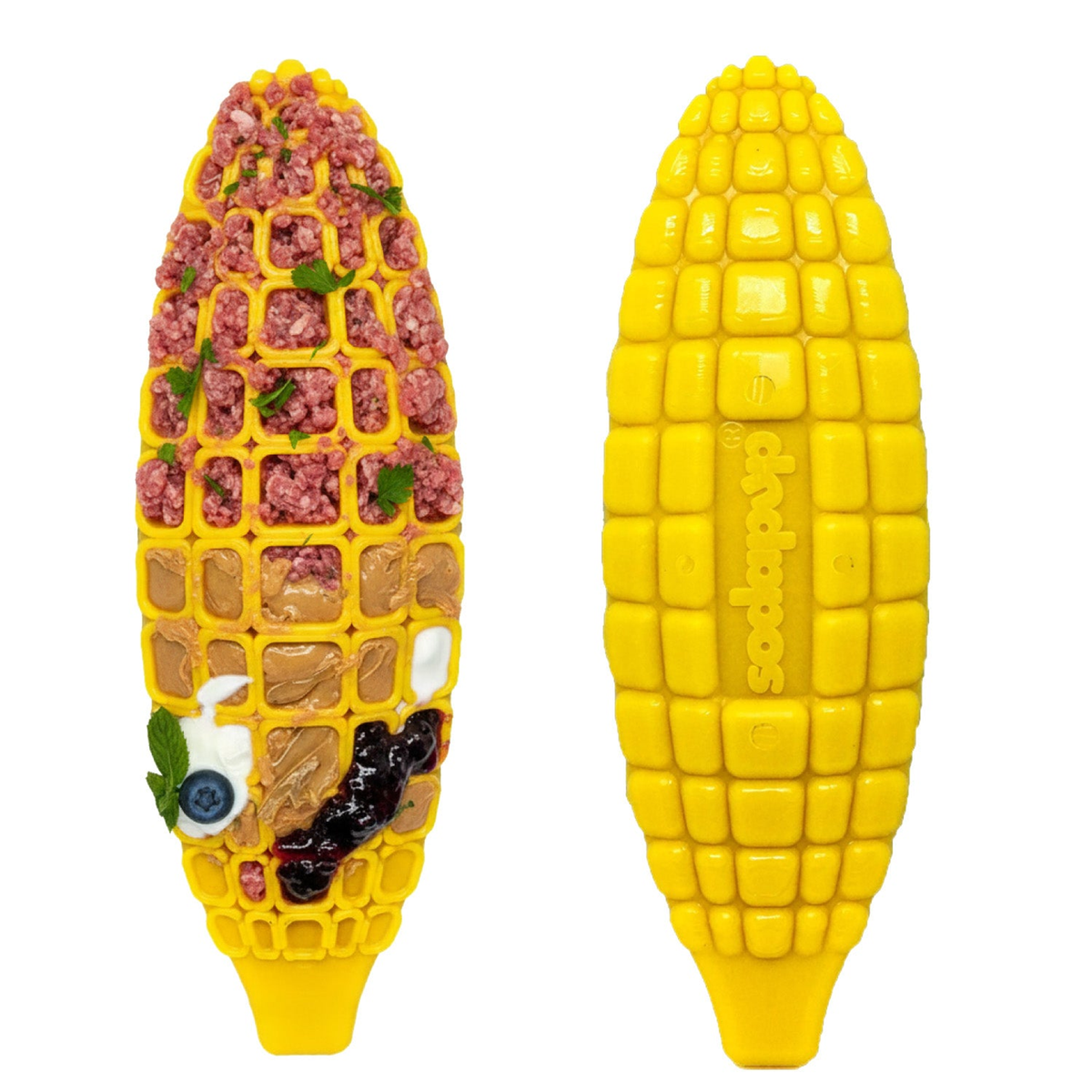 Corn on the Cob Nylon Dog Chew Toy for Aggressive Chewers