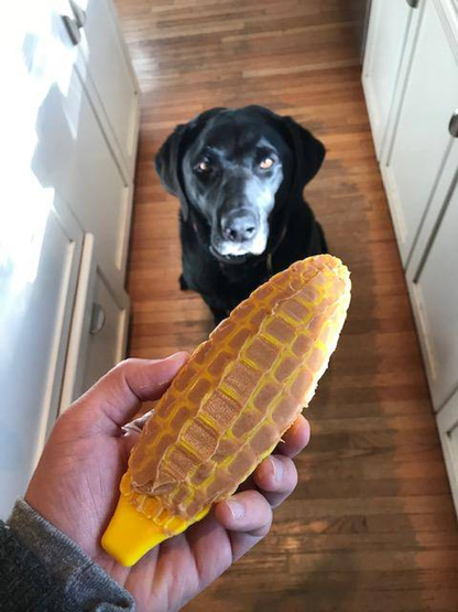 Corn on the Cob Nylon Dog Chew Toy for Aggressive Chewers