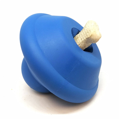 Flying Saucer Durable Rubber Dog Chew Toy & Treat Dispenser