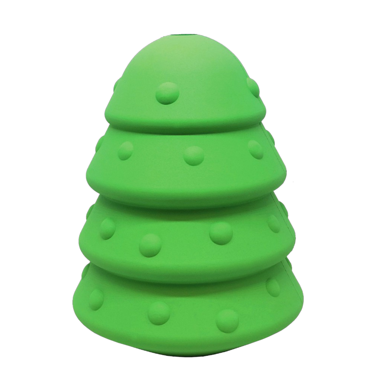 Christmas Tree Rubber Dog Chew Toy & Treat Dispenser
