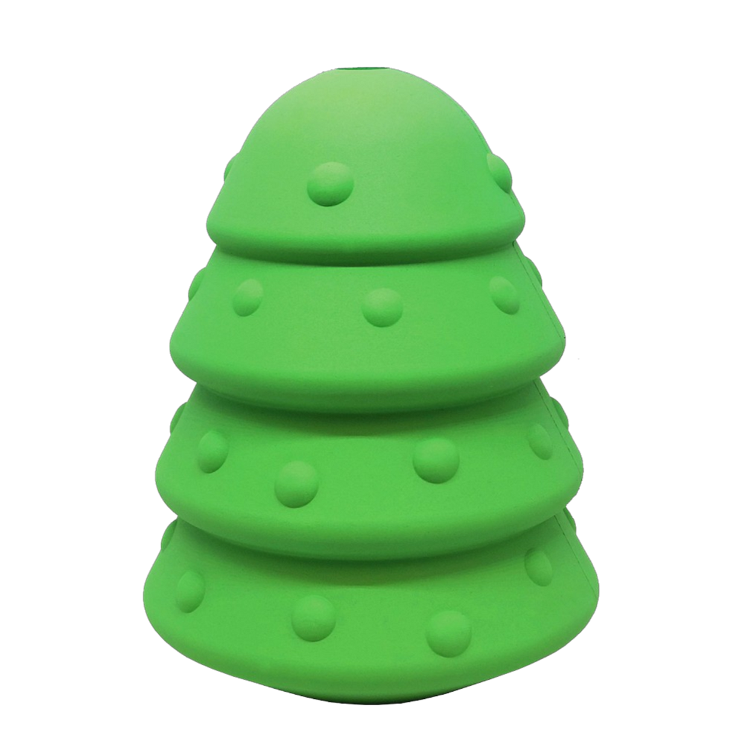 Christmas Tree Rubber Dog Chew Toy & Treat Dispenser