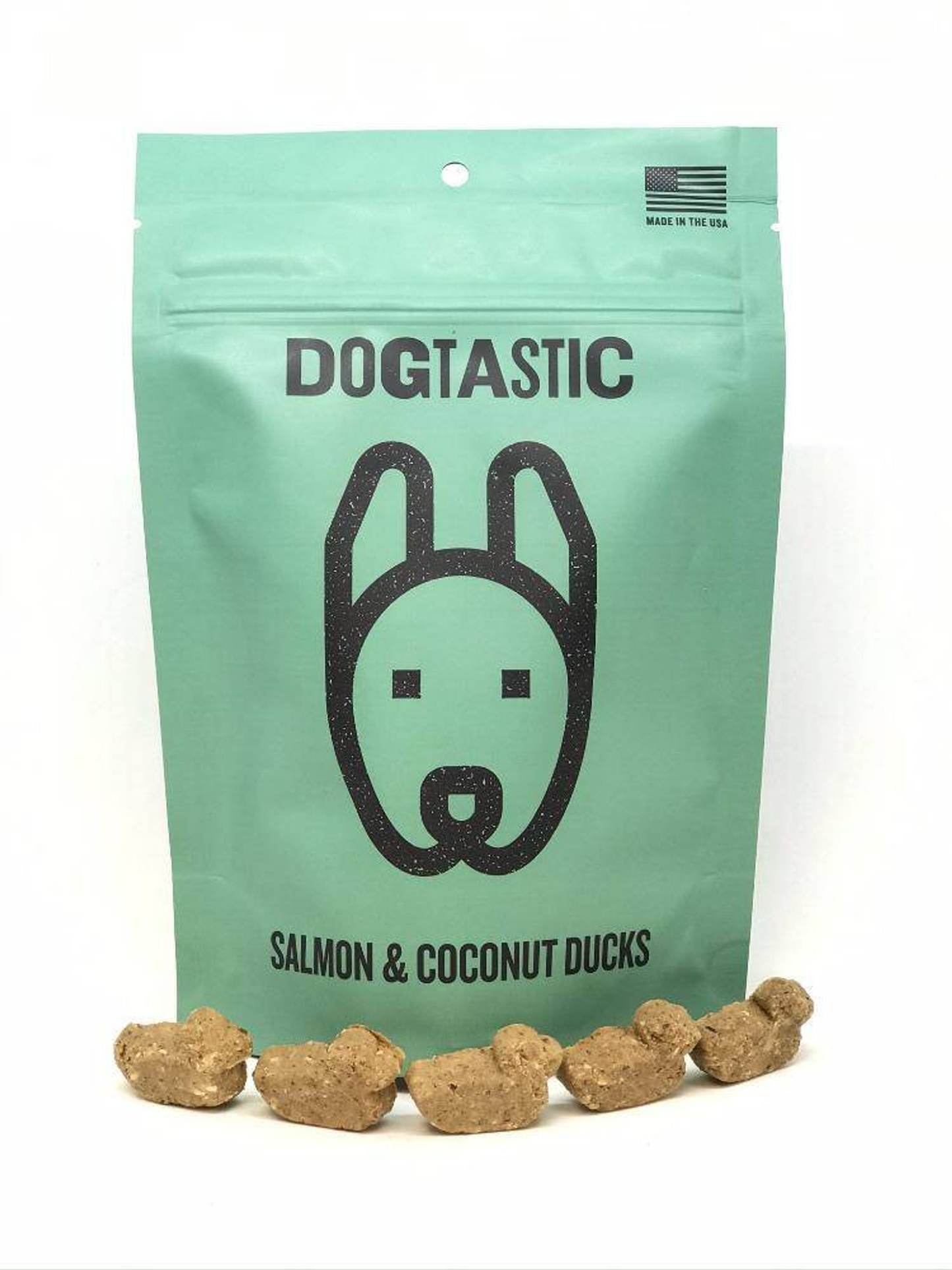 Dogtastic Salmon & Coconut Ducks Dog Treats